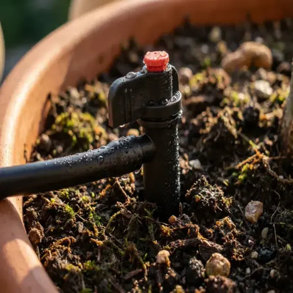 Impianto Irrigazione Terrazzi a Roma: Microirrigazione a Goccia per Piante in Vaso