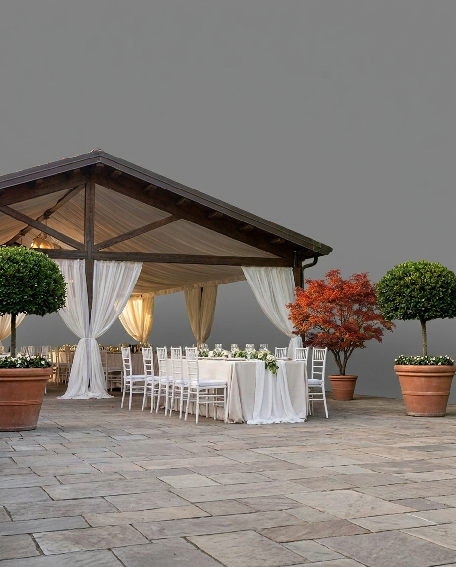 Allestimenti Botanici per Matrimoni a Roma: L'Eleganza del Noleggio Piante